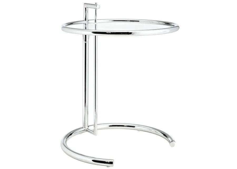 Eileen Gray Chrome Stainless Steel End Table