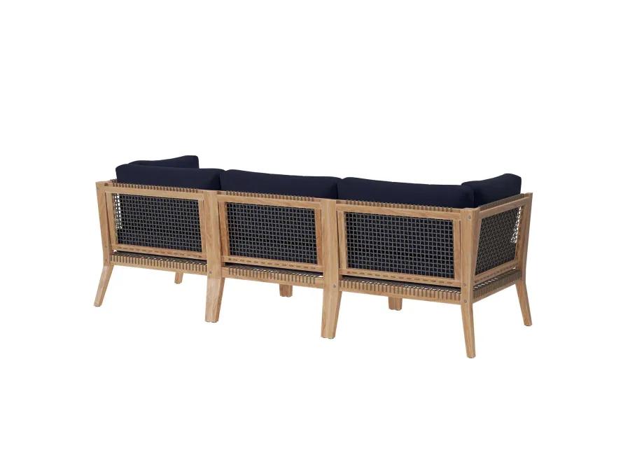 Clearwater Teak Outdoor Sofa