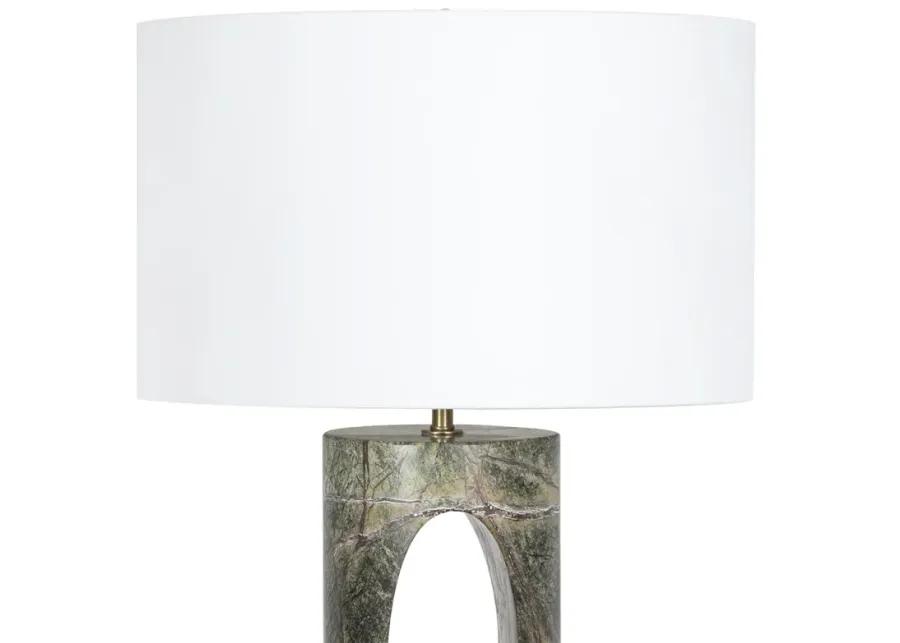 Portia Marble Table Lamp (Green)