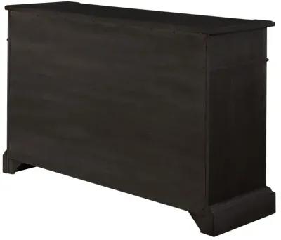 Phelps 2-door Rectangular Server Antique Noir