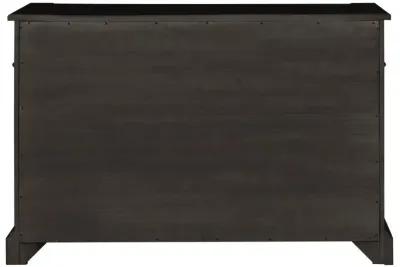 Phelps 2-door Rectangular Server Antique Noir