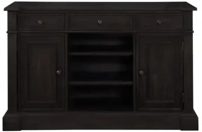 Phelps 2-door Rectangular Server Antique Noir