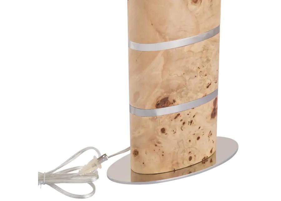 Cahill 28'' High 1-Light Table Lamp - Natural Burl - Includes LED Bulb