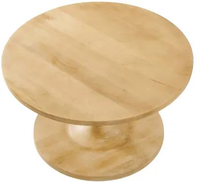 Lina Round Mango Wood Coffee Table