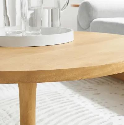 Lina Round Mango Wood Coffee Table