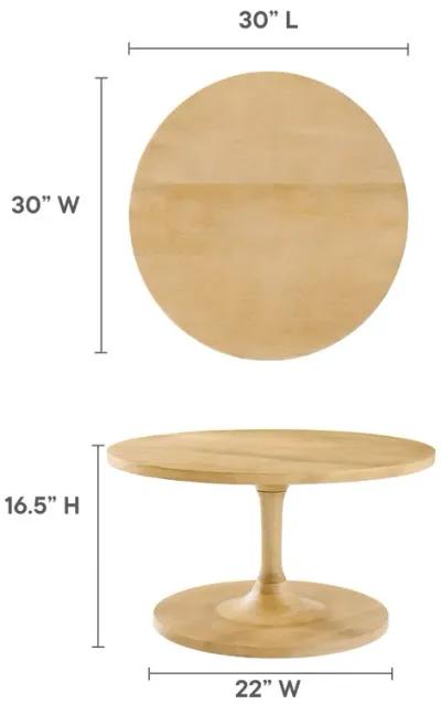 Lina Round Mango Wood Coffee Table