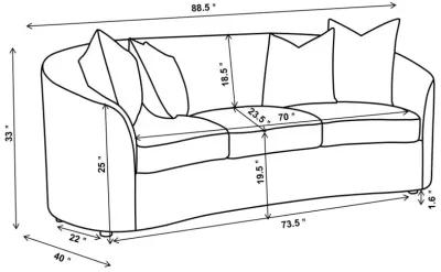 Rainn Upholstered Tight Back Sofa