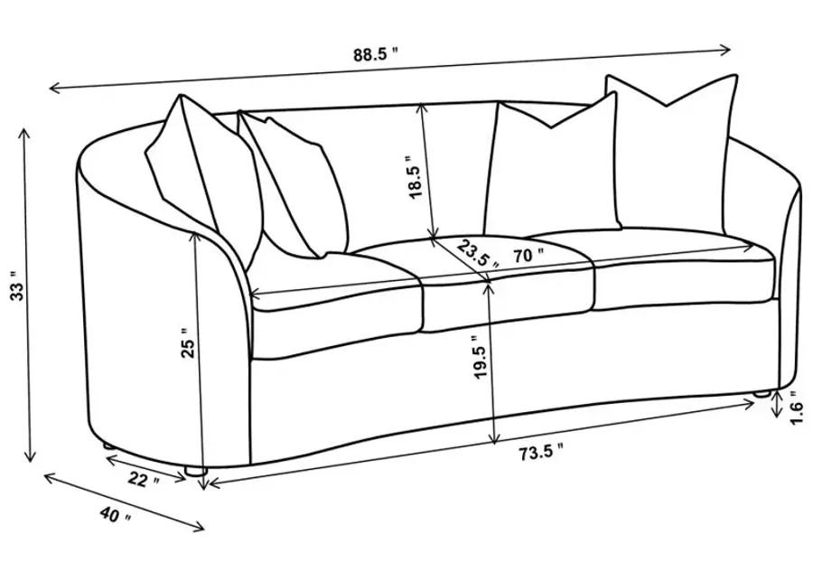 Rainn Upholstered Tight Back Sofa