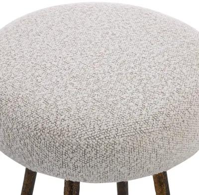 Braven White Fabric Counter Stool