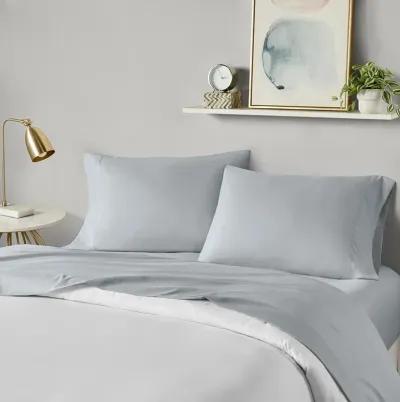 Intelligent Design Microfiber Grey All Season Soft Touch Sheet Set