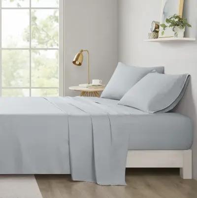 Intelligent Design Microfiber Grey All Season Soft Touch Sheet Set