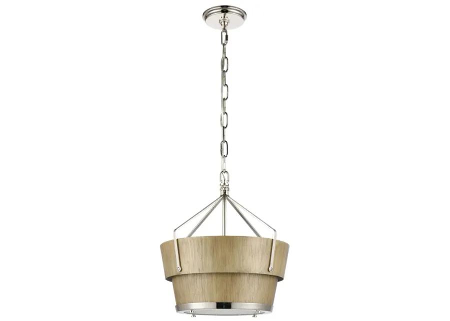 Marin 14" Wide 1-Light Pendant - Corkwood