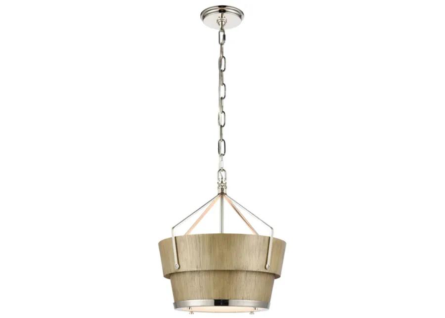 Marin 14" Wide 1-Light Pendant - Corkwood