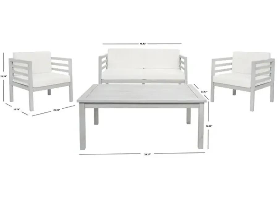 KINNELL 4PC OUTDOOR  LIVING SET