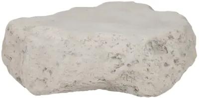 Cast Boulder Coffee Table, Roman Stone, SM