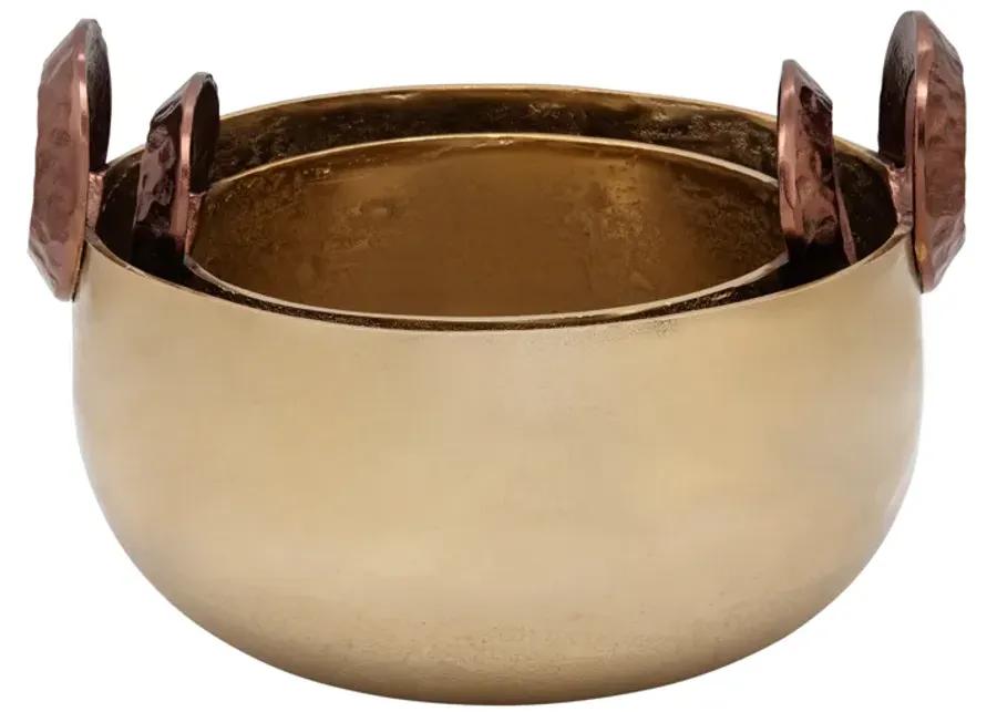 Bowl With Handles - Set of 2