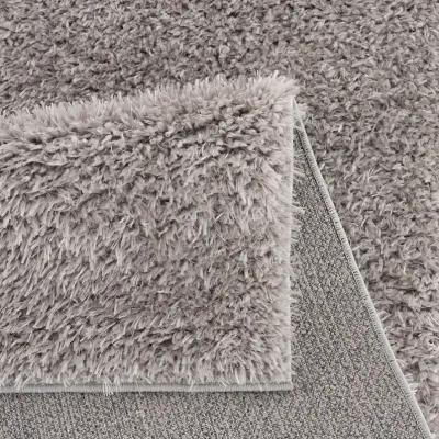 Madison Park Camdyn Grey Super Soft Polyester Shag Area Rug