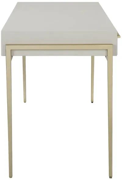 Jewel Modern White Desk