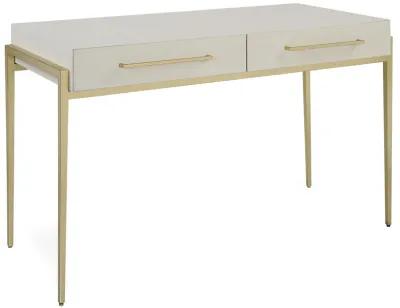 Jewel Modern White Desk