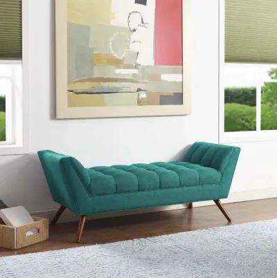 Response Medium Upholstered Fabric Bench