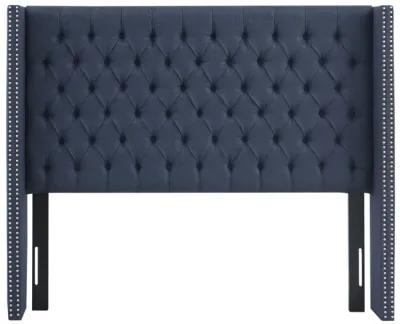 Madison Park Amelia Navy Upholstery Headboard