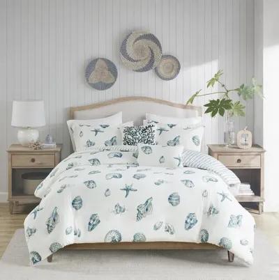 Harbor House Beach House Blue 2 Piece Duvet Cover Set