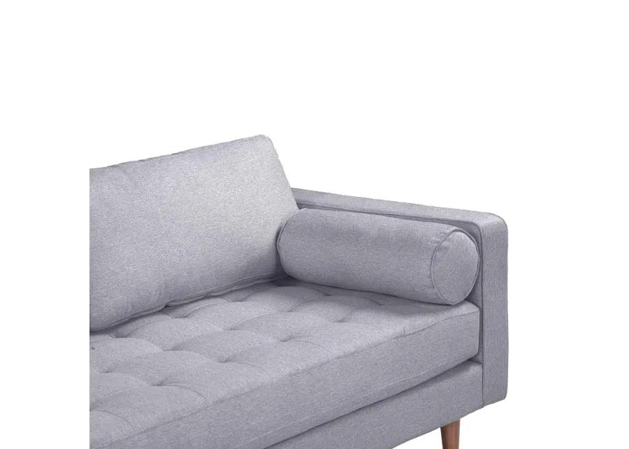 Cave Gray Tweed Loveseat