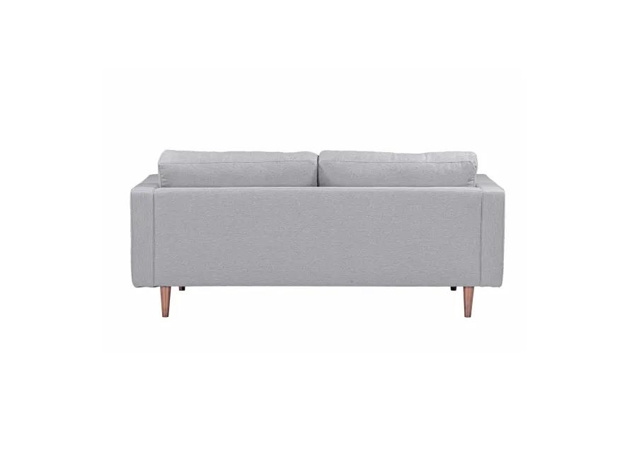 Cave Gray Tweed Loveseat