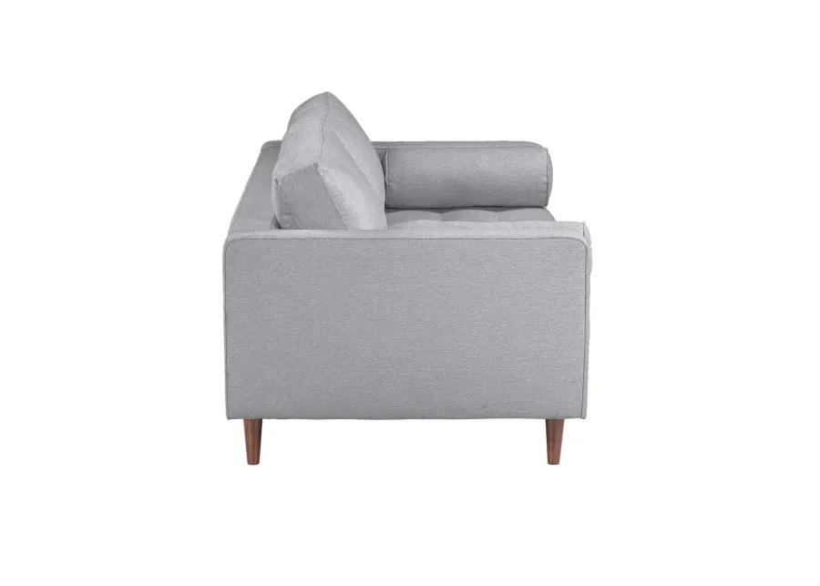 Cave Gray Tweed Loveseat