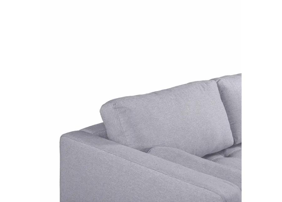 Cave Gray Tweed Loveseat