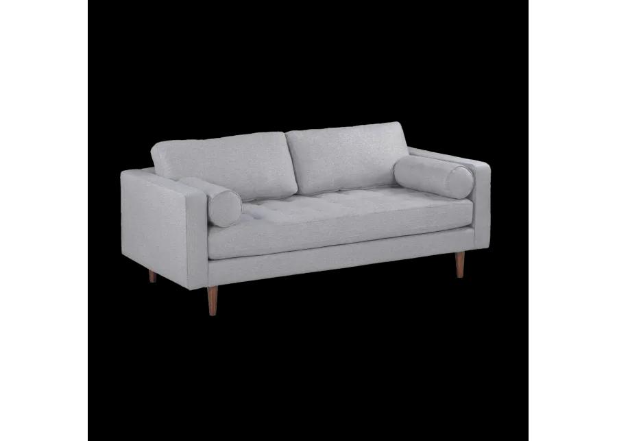 Cave Gray Tweed Loveseat