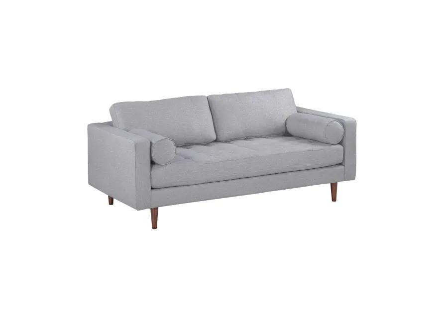 Cave Gray Tweed Loveseat