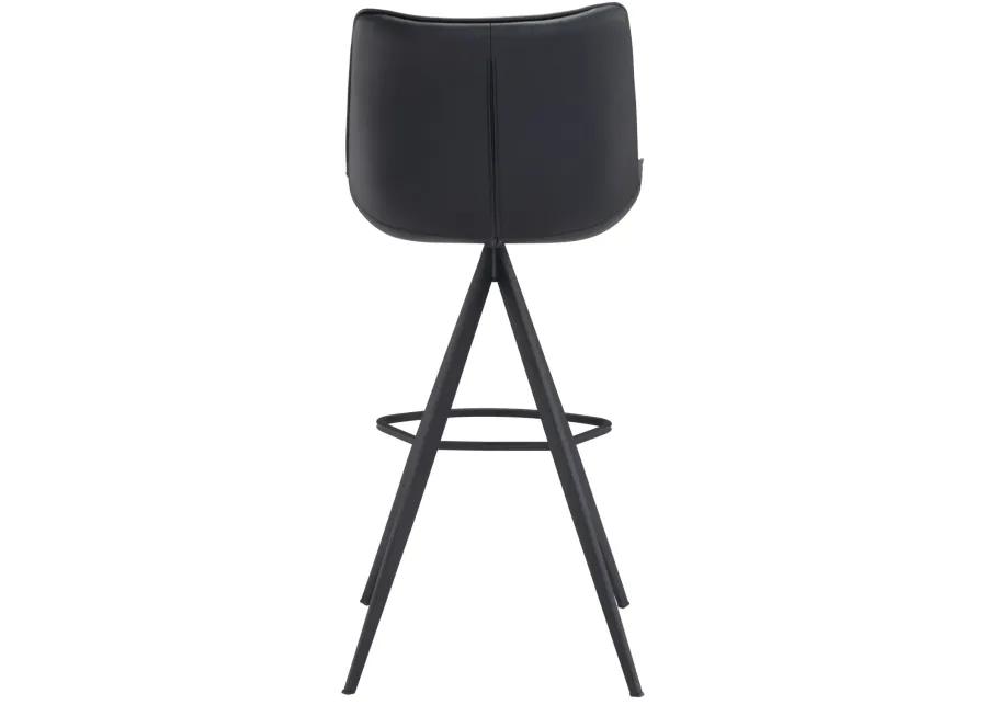 Aki Barstool (Set of 2) Black