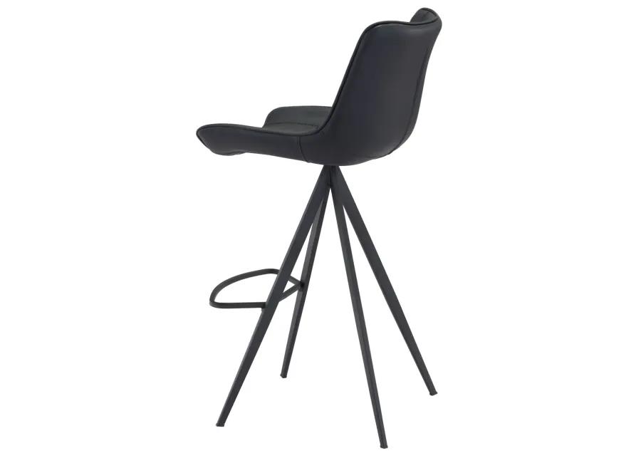 Aki Barstool (Set of 2) Black