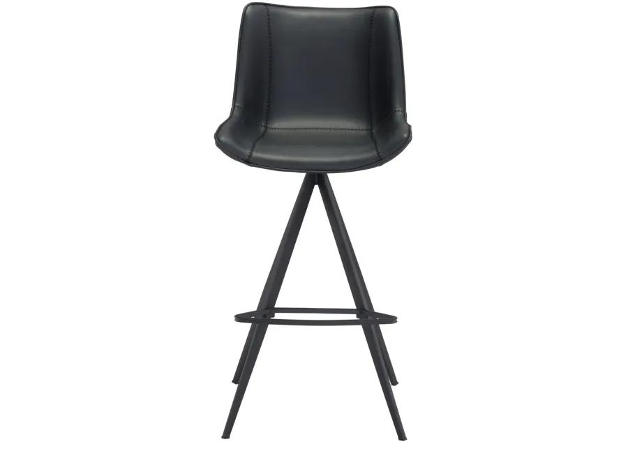 Aki Barstool (Set of 2) Black