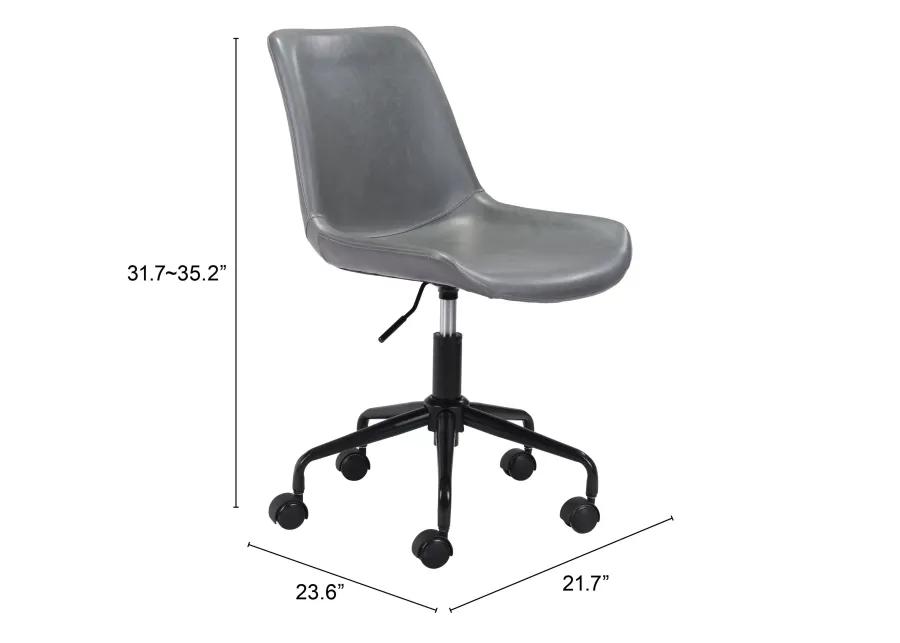 Byron Office Chair Gray