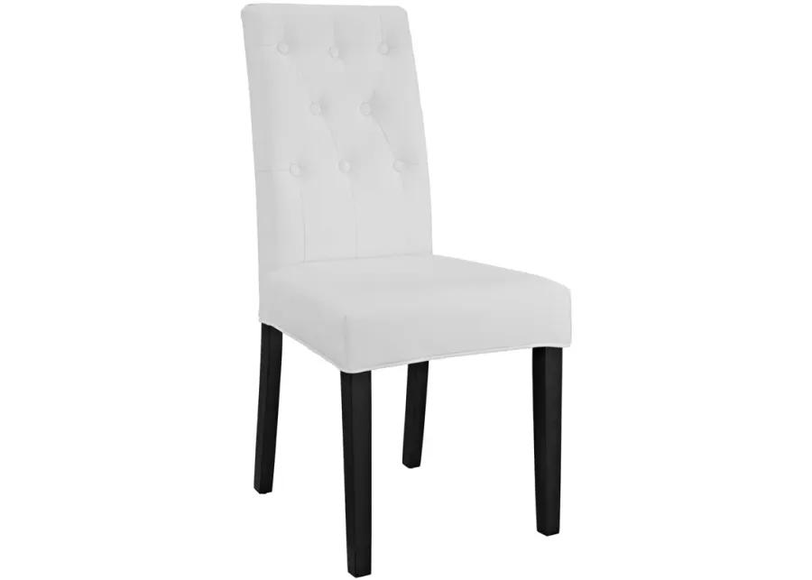 Confer Dining Side Chair Vinyl Set of 4