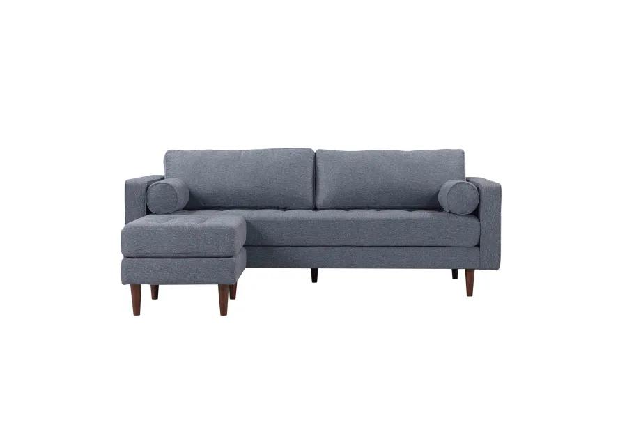 Cave Navy Tweed Sectional