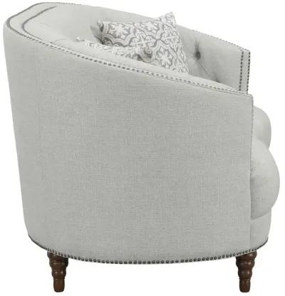 Avonlea Upholstered Tufted Living Room Set Grey