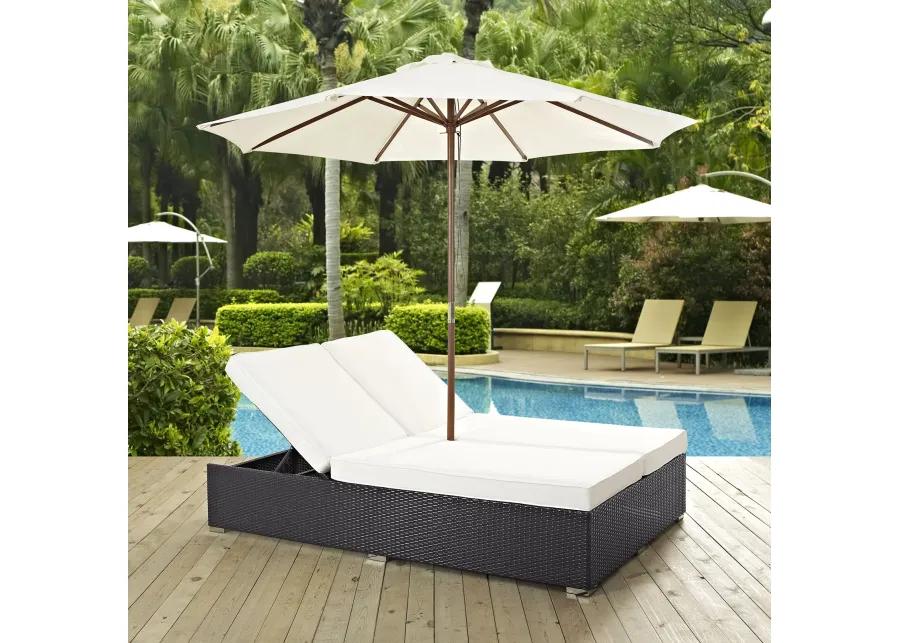 Convene Double Outdoor Patio Chaise