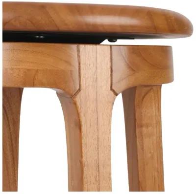 Foxy Mindi Swivel Bar Stool, Natural