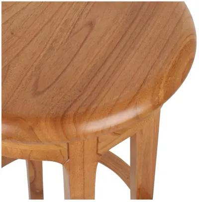 Foxy Mindi Swivel Bar Stool, Natural