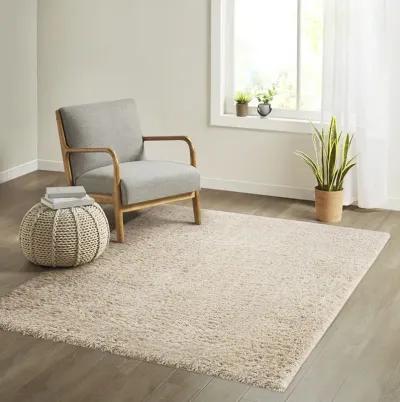 Madison Park Camdyn Cream Super Soft Polyester Shag Area Rug