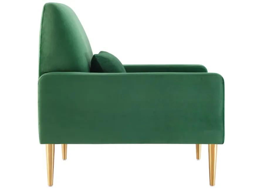 Liliana Performance Velvet Armchair