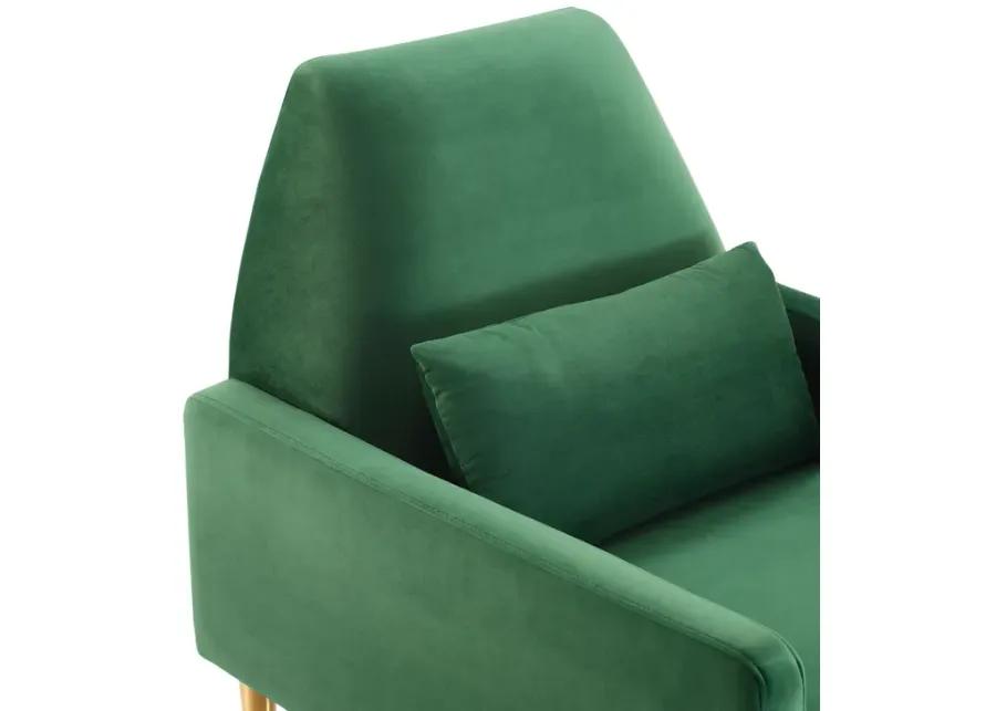 Liliana Performance Velvet Armchair