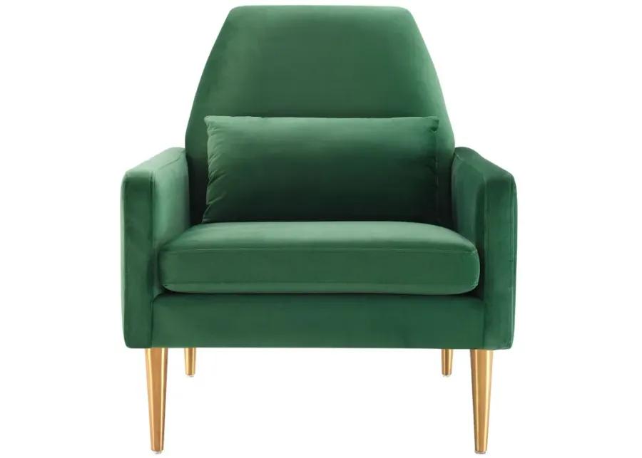 Liliana Performance Velvet Armchair