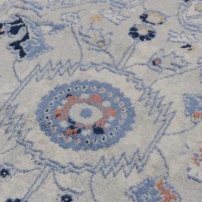 Marquise L. Blue  Polypropylene  5'2" x 7'3" Rectangle Rug