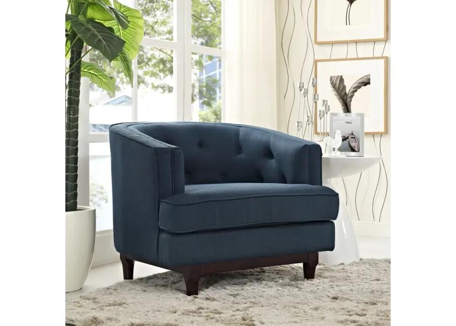 Coast Upholstered Fabric Armchair