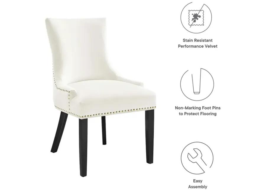 Marquis Performance Velvet Dining Chairs - Set of 2