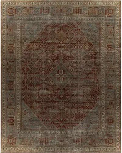 Antique One of a Kind OOAK-1522 5'6" x 12'5" Handmade Rug